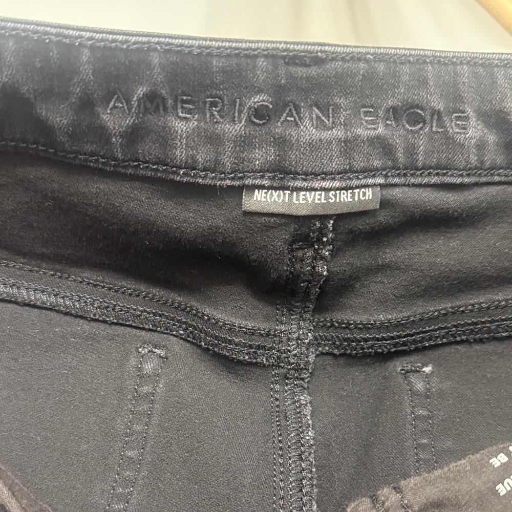 American Eagle Outfitters Women's faded Black Jeggings